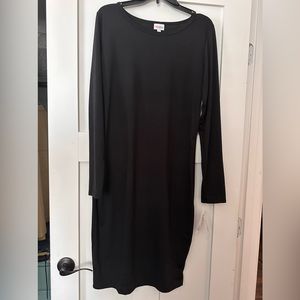 Luluroe  midi dress.  Black.